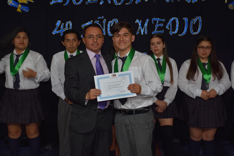 Ceremonia de licenciatura 4° Medio 2019