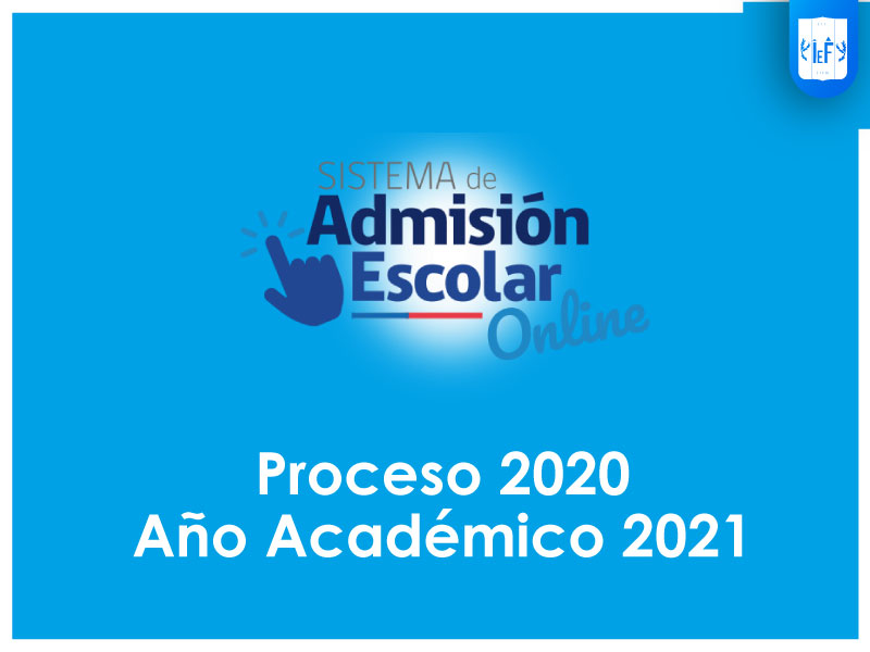 Proceso de admisión año escolar 2021